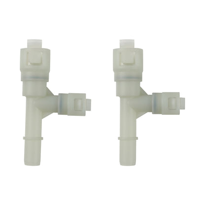 2pcs / Set For Cadillac Car Heater Hose Connector 15055343(White) - Terminal connectors by PMC Jewellery | Online Shopping South Africa | PMC Jewellery | Buy Now Pay Later Mobicred