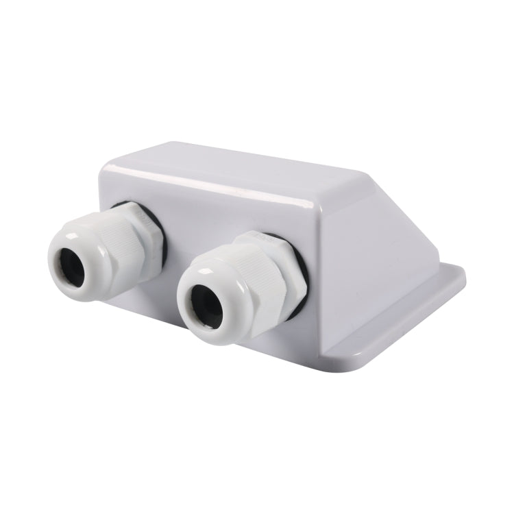 RV Sealed Waterproof Solar Double Cable Entry Gland Box(White) - Other Tools by PMC TechLife | Online Shopping South Africa | PMC TechLife | Buy Now Pay Later Mobicred