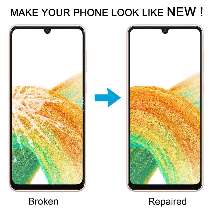 For Samsung Galaxy A33 5G SM-A336B 10pcs Front Screen Outer Glass Lens with OCA Optically Clear Adhesive - free shipping - PMc TechLife - Order now!