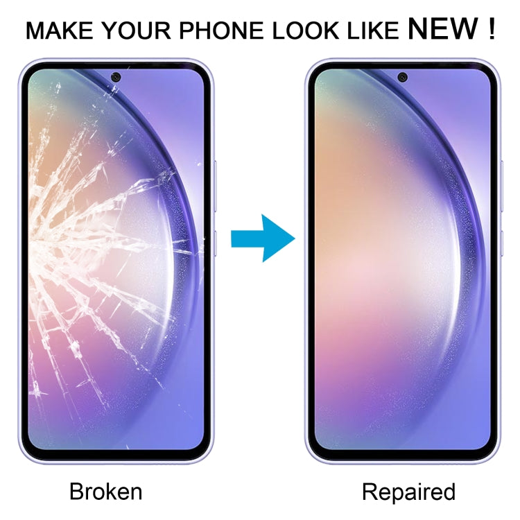 For Samsung Galaxy A54 SM-A546B 10pcs Front Screen Outer Glass Lens with OCA Optically Clear Adhesive - free shipping - PMc TechLife - Order now!