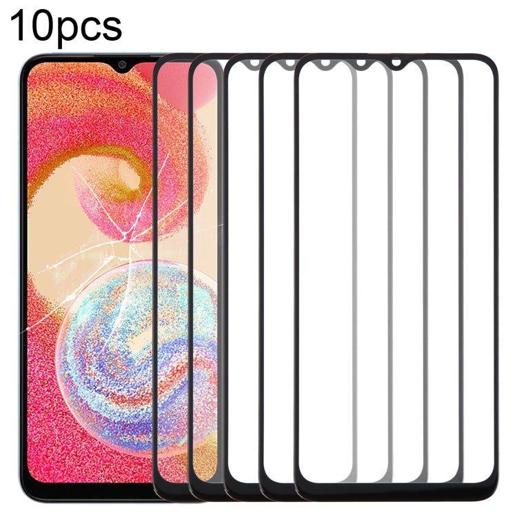 For Samsung Galaxy A04e SM-A042F 10pcs Front Screen Outer Glass Lens with OCA Optically Clear Adhesive - free shipping - PMc TechLife - Order now!