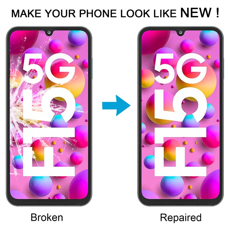 For Samsung Galaxy F15 SM-E156B 10pcs Front Screen Outer Glass Lens with OCA Optically Clear Adhesive - Outer Glass Lens by PMC TechLife | Online Shopping South Africa | PMC TechLife | Buy Now Pay Later Mobicred