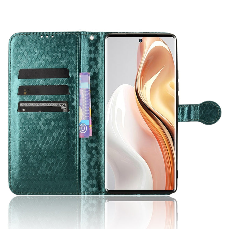 For Ulefone Note 17 Pro Honeycomb Dot Texture Leather Phone Case(Green) - Ulefone Cases by PMC Jewellery | Online Shopping South Africa | PMC Jewellery | Buy Now Pay Later Mobicred