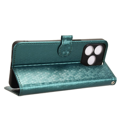 For Ulefone Note 18 Ultra Honeycomb Dot Texture Leather Phone Case(Green) - Ulefone Cases by PMC Jewellery | Online Shopping South Africa | PMC Jewellery | Buy Now Pay Later Mobicred