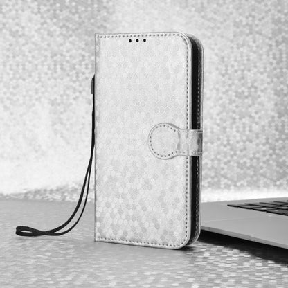 For Ulefone Note 20 Pro Honeycomb Dot Texture Leather Phone Case(Silver) - Ulefone Cases by PMC Jewellery | Online Shopping South Africa | PMC Jewellery | Buy Now Pay Later Mobicred