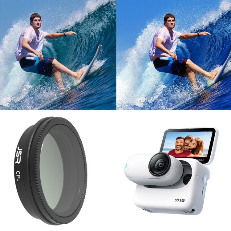 For Insta360 GO 3S JUNESTAR Camera Lens Filter, Filter:Adjustable CPL - free shipping - PMC TechLife - Order now!