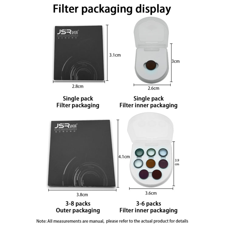 For Insta360 GO 3S JUNESTAR Camera Lens Filter, Filter:4 in 1 NDPL - free shipping - PMC TechLife - Order now!