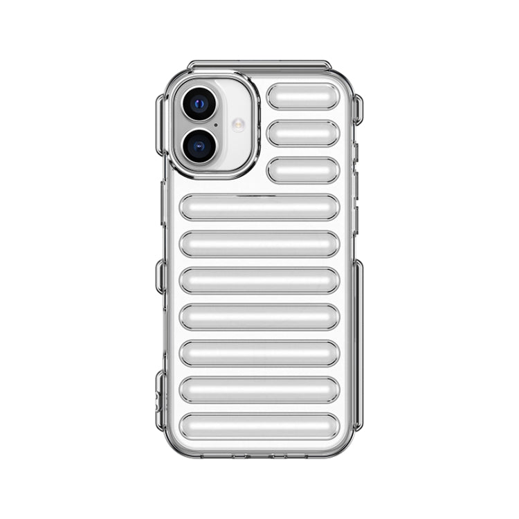 For iPhone 16 Plus Capsule Series Candy Color TPU Phone Case(Transparent) - iPhone 16 Plus Cases by PMC TechLife | Online Shopping South Africa | PMC TechLife | Buy Now Pay Later Mobicred