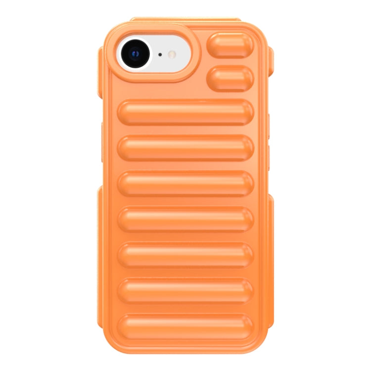 For iPhone 16e Capsule Series Candy Color TPU Phone Case(Orange) - iPhone 16e Cases by PMC TechLife | Online Shopping South Africa | PMC TechLife | Buy Now Pay Later Mobicred