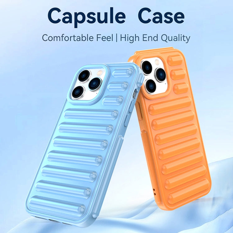 For iPhone 16 Pro Capsule Series Candy Color TPU Phone Case(Blue) - iPhone 16 Pro Cases by PMC TechLife | Online Shopping South Africa | PMC TechLife | Buy Now Pay Later Mobicred