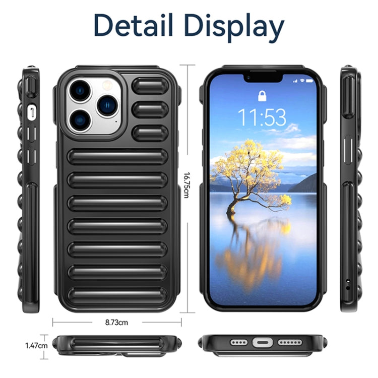 For iPhone 16e Capsule Series Candy Color TPU Phone Case(Transparent Grey) - iPhone 16e Cases by PMC TechLife | Online Shopping South Africa | PMC TechLife | Buy Now Pay Later Mobicred