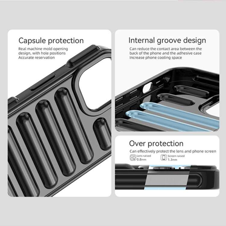 For iPhone 16 Plus Capsule Series Candy Color TPU Phone Case(Transparent) - iPhone 16 Plus Cases by PMC TechLife | Online Shopping South Africa | PMC TechLife | Buy Now Pay Later Mobicred