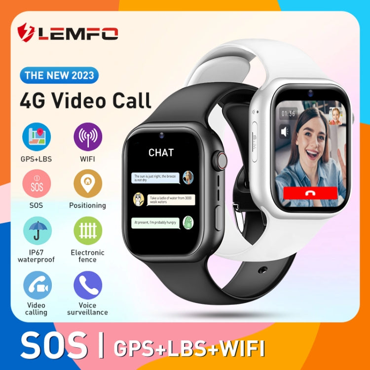 LEMFO K20 1.81 inch Children Sport Smart Watch, Support Video Call / Message Notification / GPS / WiFi / AI(Silver) - Smart Watches by LEMFO | Online Shopping South Africa | PMC Jewellery | Buy Now Pay Later Mobicred