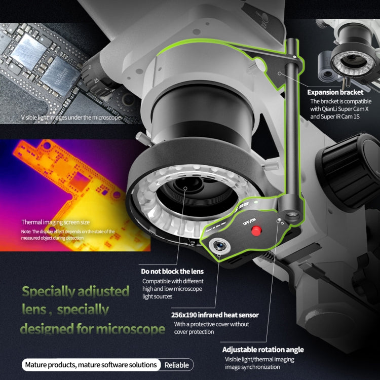 Mega-Idea Super IR Cam Mini Microscope Thermal Imager - Test Tools by PMC TechLife | Online Shopping South Africa | PMC TechLife | Buy Now Pay Later Mobicred