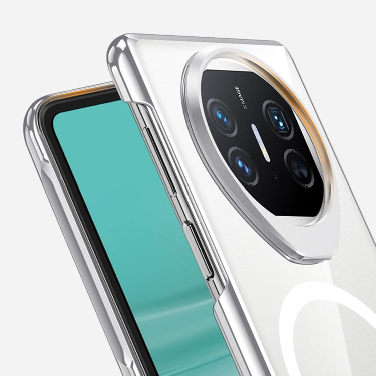 For Huawei Mate X5 Integrated MagSafe Metal Lens Holder PC Electroplating Phone Case(Gold) - Huawei Cases by PMC TechLife | Online Shopping South Africa | PMC TechLife | Buy Now Pay Later Mobicred
