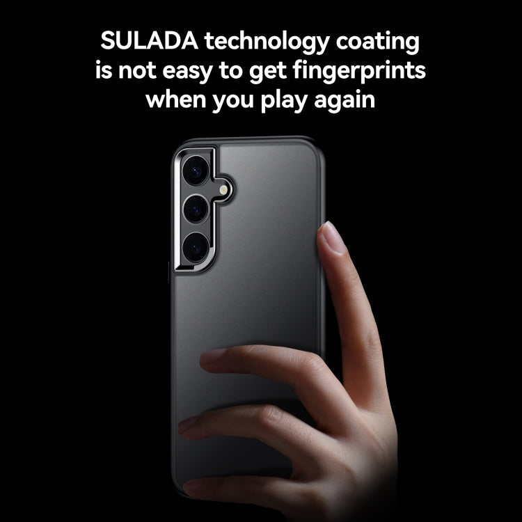 For Samsung Galaxy S24+ 5G SULADA Skin Feel Matte Shockproof Phone Case(Black) - free shipping - PMC Jewellery - Order now!