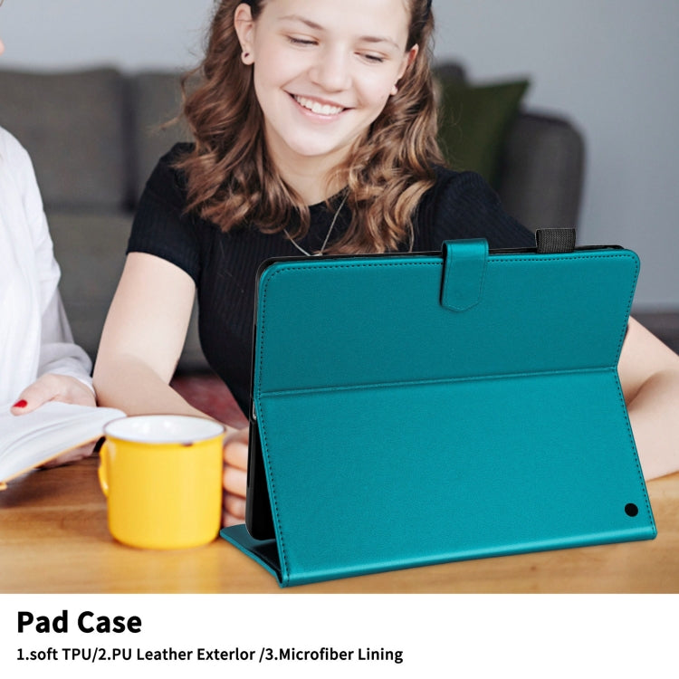 For Amazon Kindle Fire HD10 2023 Rhombus Lattice Leather Tablet Case(Dark Green) - free shipping - PMC TechLife - Order now!