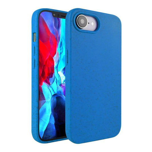 For iPhone 16e Wheat Straw TPU Phone Case(Blue) - iPhone 16e Cases by PMC Jewellery | Online Shopping South Africa | PMC Jewellery | Buy Now Pay Later Mobicred