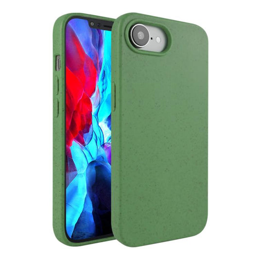 For iPhone 16e Wheat Straw TPU Phone Case(Army Green) - iPhone 16e Cases by PMC Jewellery | Online Shopping South Africa | PMC Jewellery | Buy Now Pay Later Mobicred