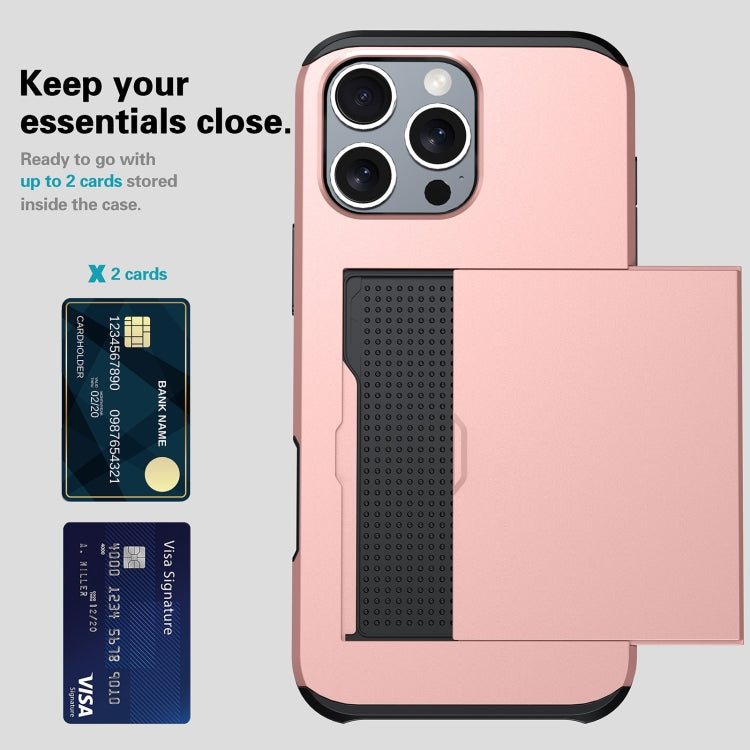 For iPhone 16 Shockproof Armor Phone Case with Card Slot(Dark Green) - iPhone 16 Cases by PMC TechLife | Online Shopping South Africa | PMC TechLife | Buy Now Pay Later Mobicred