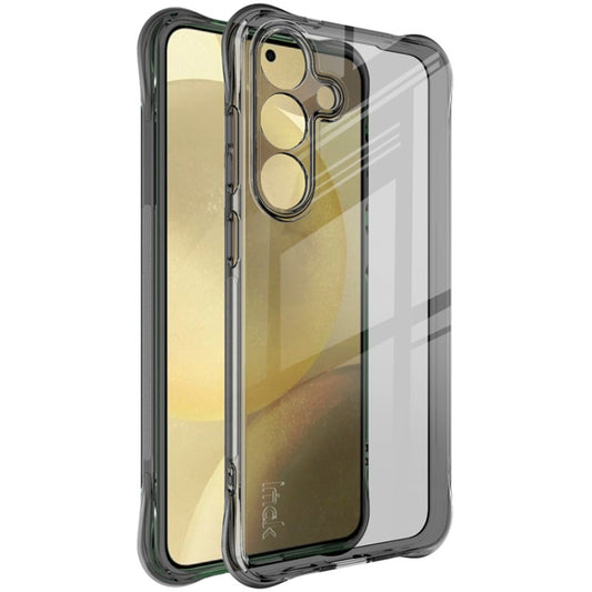 For Samsung Galaxy S25+ 5G imak Shockproof Airbag TPU Phone Case(Transparent Black) - Galaxy S25+ 5G Cases by imak | Online Shopping South Africa | PMC Jewellery | Buy Now Pay Later Mobicred