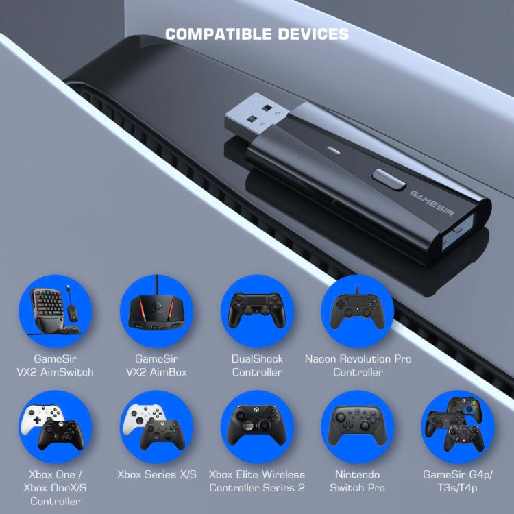 GameSir VX Adapter PS5 Game Controllers - Adapter & Cables by GameSir | Online Shopping South Africa | PMC Jewellery | Buy Now Pay Later Mobicred