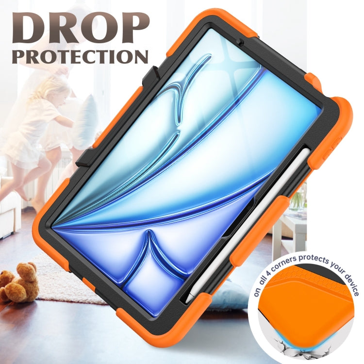For iPad Air 11 2025 / 2024 Colorful Silicone Heavy Duty Hybrid PC Tablet Case(Orange) - free shipping - PMC TechLife - Order now!