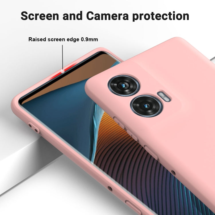 For Motorola Edge 50 Fusion Solid Color Liquid Silicone Dropproof Full Coverage Phone Case(Pink) - free shipping - PMC TechLife - Order now!