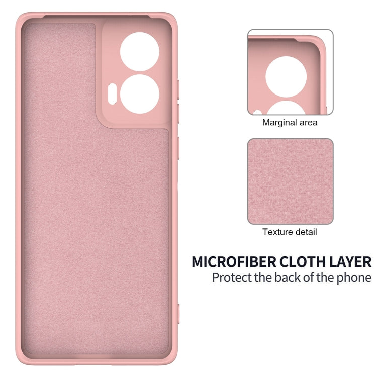 For Motorola Edge 50 Fusion Solid Color Liquid Silicone Dropproof Full Coverage Phone Case(Pink) - free shipping - PMC TechLife - Order now!