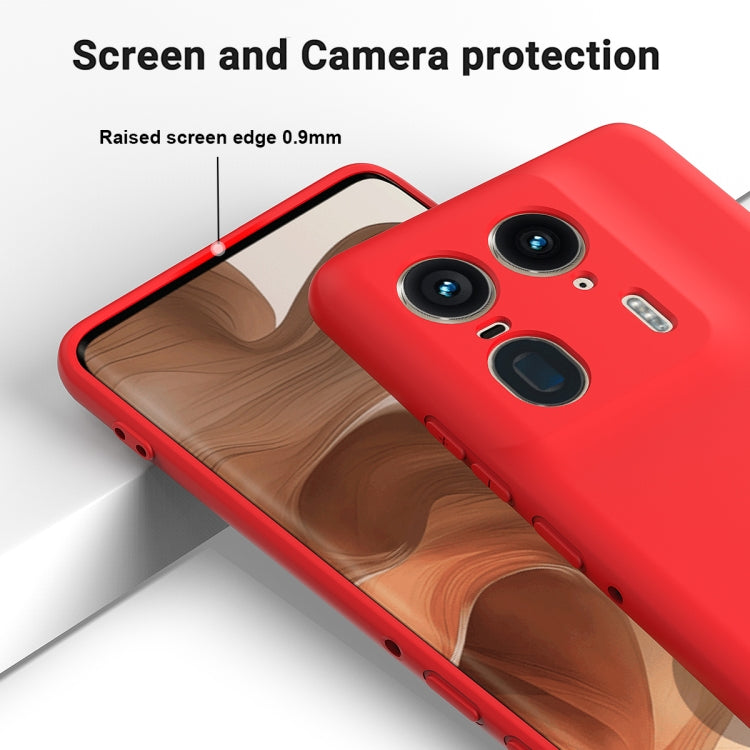 For Motorola Moto X50 Ultra Solid Color Liquid Silicone Dropproof Full Coverage Phone Case(Red) - free shipping - PMC TechLife - Order now!
