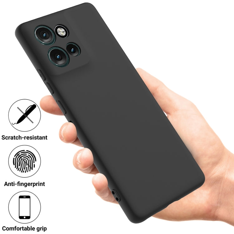 For Motorola Edge 50 Neo / Moto S50 Solid Color Liquid Silicone Dropproof Full Coverage Phone Case(Black) - free shipping - PMC TechLife - Order now!