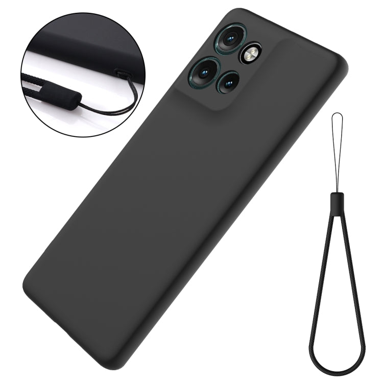For Motorola Edge 50 Neo / Moto S50 Solid Color Liquid Silicone Dropproof Full Coverage Phone Case(Black) - free shipping - PMC TechLife - Order now!