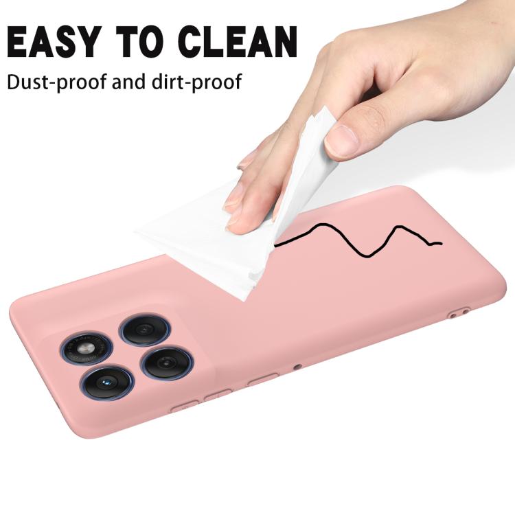 For Motorola Edge 60 Fusion / Edge 60 Solid Color Liquid Silicone Dropproof Full Coverage Phone Case(Pink) - free shipping - PMC TechLife - Order now!