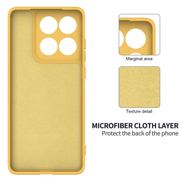 For Motorola Edge 60s Solid Color Liquid Silicone Dropproof Full Coverage Phone Case(Yellow) - free shipping - PMC TechLife - Order now!