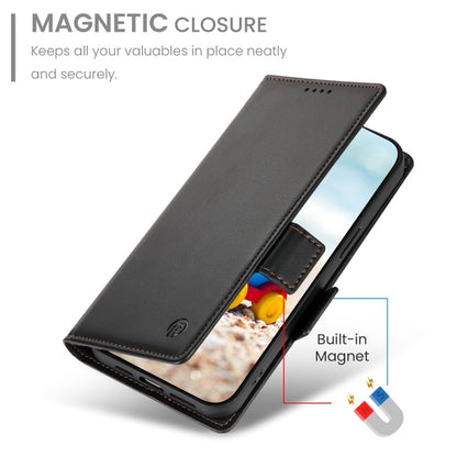 For Google Pixel 9 Side Buckle Magnetic Frosted Leather Phone Case(Black) - Google Cases by PMC Jewellery | Online Shopping South Africa | PMC Jewellery | Buy Now Pay Later Mobicred