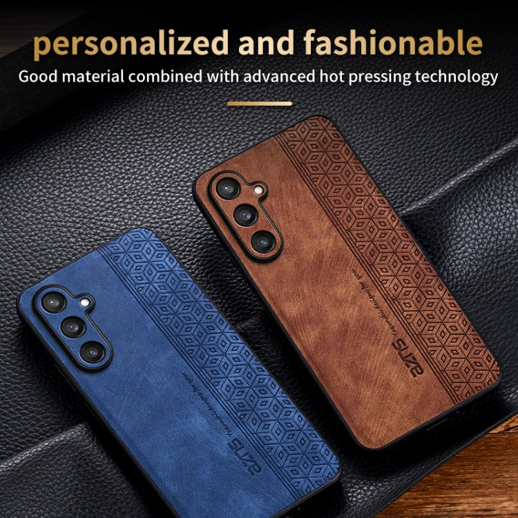 For Samsung Galaxy S24 FE 5G AZNS 3D Embossed Skin Feel Phone Case(Brown) - Galaxy S24 FE 5G Cases by AZNS | Online Shopping South Africa | PMC Jewellery | Buy Now Pay Later Mobicred