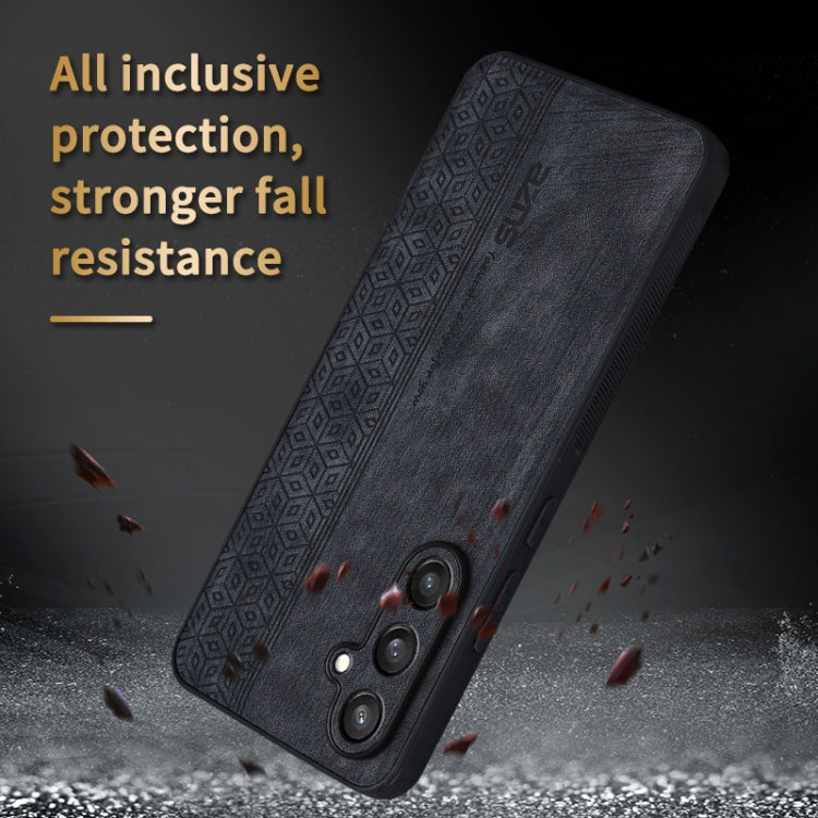 For Samsung Galaxy S24 FE 5G AZNS 3D Embossed Skin Feel Phone Case(Brown) - free shipping - PMC Jewellery - Order now!