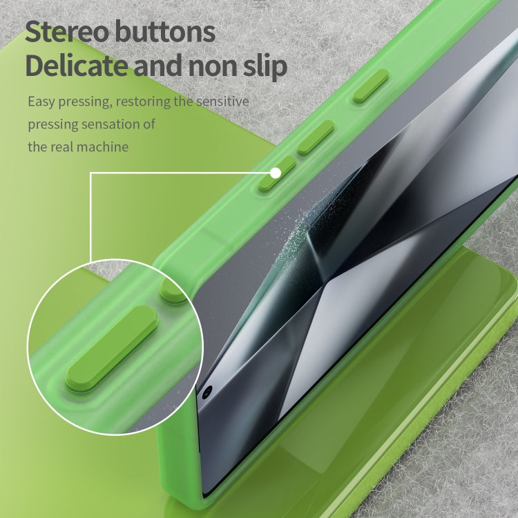 For Samsung Galaxy S25 Ultra MagSafe Frosted Translucent TPU + PC Full Coverage Phone Case(Green) - Galaxy S25 Ultra 5G Cases by PMC Jewellery | Online Shopping South Africa | PMC Jewellery | Buy Now Pay Later Mobicred