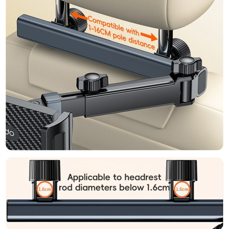 Yesido C294 Telescopic Car Backrest Folding Holder(Black) - Universal Car Holders by Yesido | Online Shopping South Africa | PMC Jewellery | Buy Now Pay Later Mobicred