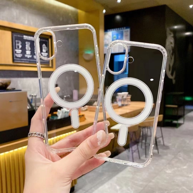 For iPhone 16 Pro Max Large Hole Camera MagSafe Magnetic Clear Acrylic TPU Case(Transparent) - iPhone 16 Pro Max Cases by PMC TechLife | Online Shopping South Africa | PMC TechLife | Buy Now Pay Later Mobicred