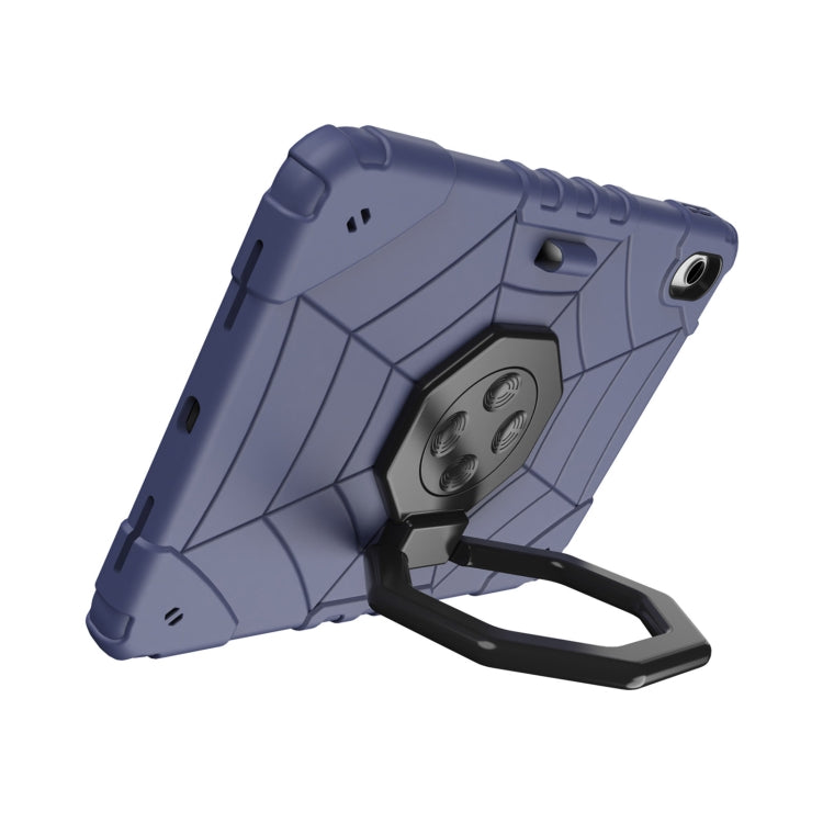 For iPad Air 11 2025 / 2024 Spider Turntable Handle Stress Relief Tablet Case(Navy Blue Black) - free shipping - PMC TechLife - Order now!