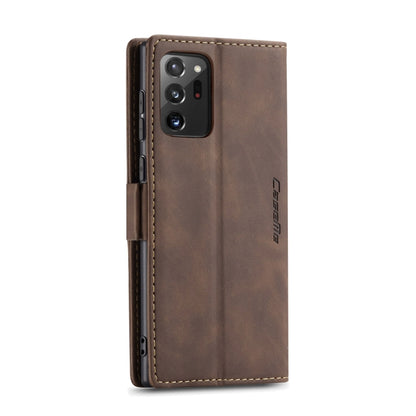 For Samsung Galaxy Note20 Ultra CaseMe Multifunctional Horizontal Flip Leather Case, with Card Slot & Holder & Wallet(Coffee) - Galaxy Phone Cases by CaseMe | Online Shopping South Africa | PMC Jewellery | Buy Now Pay Later Mobicred