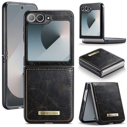 For Samsung Galaxy Z Flip6 5G CaseMe 003 Crazy Horse Texture Flip Leather Phone Case(Coffee) - Galaxy Z Flip6 5G Cases by CaseMe | Online Shopping South Africa | PMC Jewellery | Buy Now Pay Later Mobicred