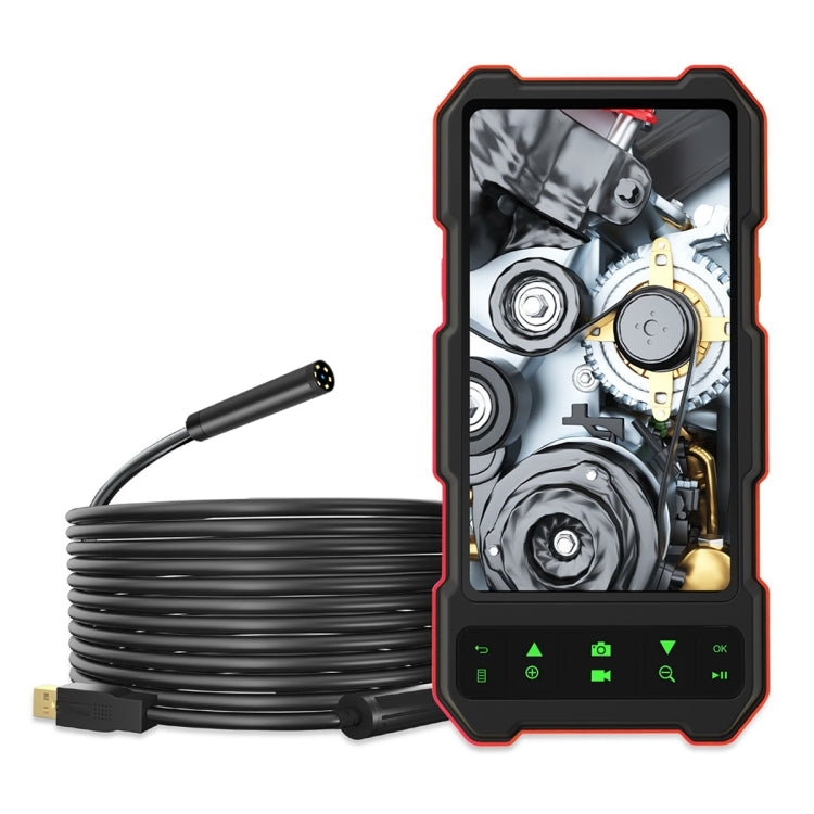 T21 4.5 inch IPS Color Screen 5.5mm Single Camera Split Hard Cable Industrial Endoscope, Length:2m(Black Red) -  by PMC Jewellery | Online Shopping South Africa | PMC Jewellery | Buy Now Pay Later Mobicred