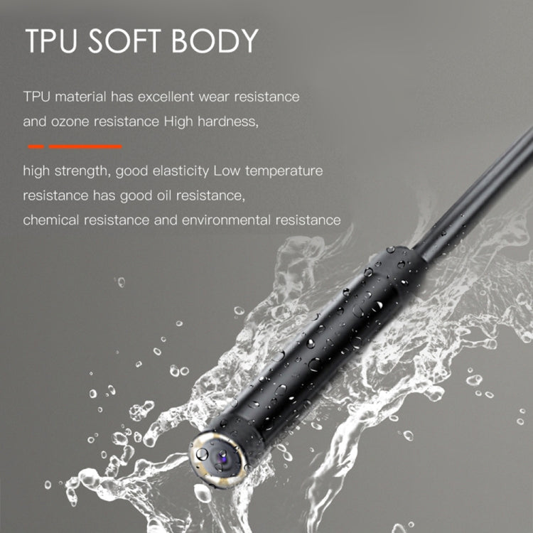 T21 4.5 inch IPS Color Screen 3.9mm Single Camera Split Hard Cable Industrial Endoscope, Length:1m(Black Red) -  by PMC TechLife | Online Shopping South Africa | PMC TechLife | Buy Now Pay Later Mobicred