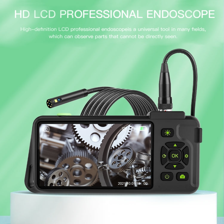 T22 4.5 inch IPS Color Screen 8mm Single Camera Hard Cable Industrial Endoscope, Length:5m(Black Orange) -  by PMC TechLife | Online Shopping South Africa | PMC TechLife | Buy Now Pay Later Mobicred