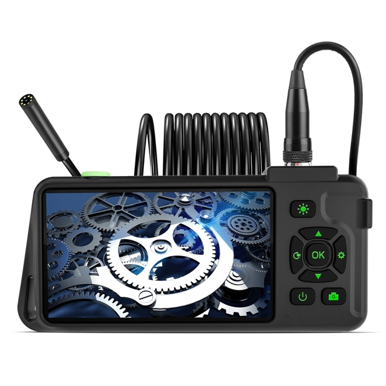 T22 4.5 inch IPS Color Screen 5.5mm Single Camera Hard Cable Industrial Endoscope, Length:5m(Black Orange) -  by PMC TechLife | Online Shopping South Africa | PMC TechLife | Buy Now Pay Later Mobicred