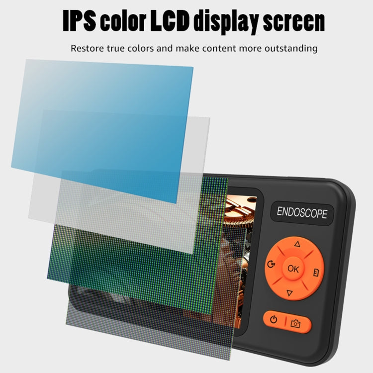 T29 5 inch IPS Screen 8mm Single Lens IP67 Waterproof Industrial Endoscope With Bracket, Length:10m -  by PMC TechLife | Online Shopping South Africa | PMC TechLife | Buy Now Pay Later Mobicred