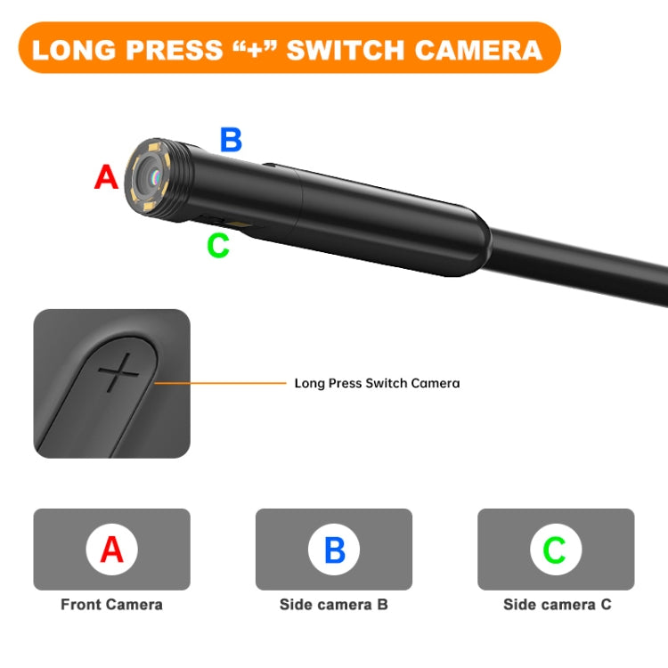Y15 8mm Single Camera WiFi Connected Hard Cable HD Industrial Endoscope, Length:3.5m(Black) -  by PMC TechLife | Online Shopping South Africa | PMC TechLife | Buy Now Pay Later Mobicred