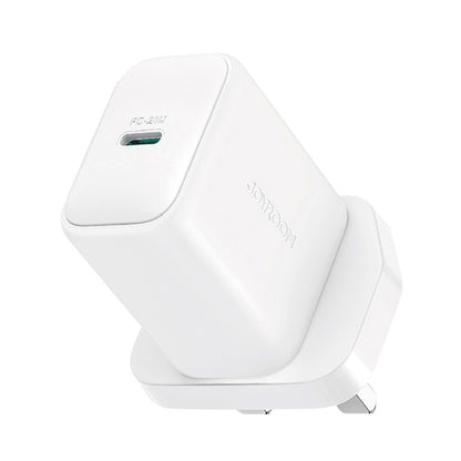 JOYROOM JR-TCF20 PD20W USB-C / Type-C Port Charger, Plug:UK Plug(White) - USB Charger by JOYROOM | Online Shopping South Africa | PMC Jewellery | Buy Now Pay Later Mobicred